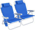 Low-Profile Beach Chairs (Set of 2) — Sports & Outdoors