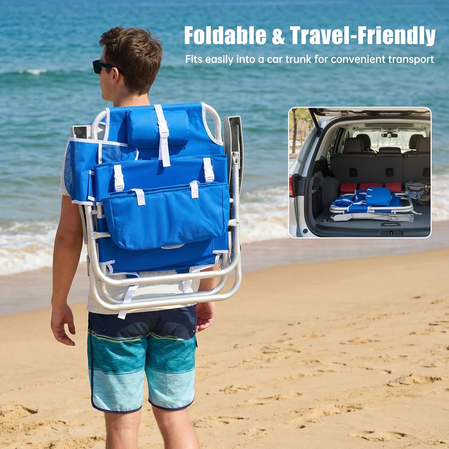 Low-Profile Beach Chairs (Set of 2) — Sports & Outdoors