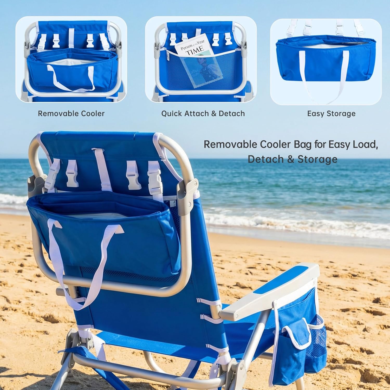 Low-Profile Beach Chairs (Set of 2) — Sports & Outdoors